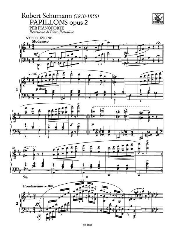 Papillons Op. 2 - pro klavír